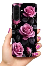 etui-case-do-samsung-galaxy-a57-a57-5g-rosliny-kwiaty-roze-lilie