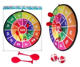 tarcza-z-rzutkami-pilkami-na-rzep-36cm-dart-mega-creative-404448