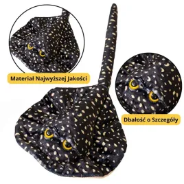 maskotka-pluszowa-plaszczka-przytulanka-czarna-w-kropki-50cm