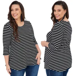 tunika-damska-luzna-paski-duze-rozmiary-plus-size
