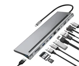 adapter-usb-c-hub-macbook-air-pro-m1-m2-m3-2x-hdmi-usb-sd-vga-rj45-12w1-pd