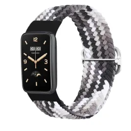 pasek-pleciony-mi-band-7-pro-m7-pro-13-black-and-white-czarno-bialy