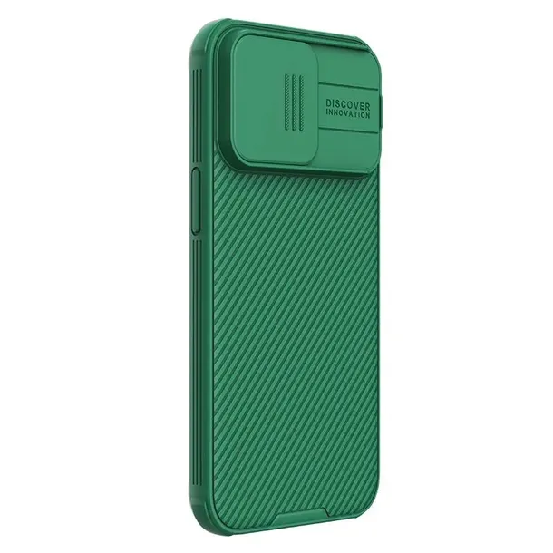 etui-do-iphone-15-pro-max-nillkin-camshield-pro-ciemnozielone-kolor-zielony