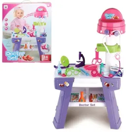 lekarz-zestaw-lekarza-maly-doktor-34szt-komplet-stolik-zabawka-stetoskop