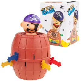 gra-szalony-pirat-zrecznosciowa-beczka-piracka-ukluj-pirata-wyskakuje