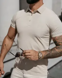 t-shirt-meski-polo-olavoga-zain-bezowy