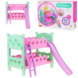 lozeczko-pietrowe-dla-lalek-drabinka-slizgawka-zabawkowe-podwojne-blizniaki