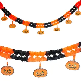 girlanda-na-halloween-papierowa-dynie-baner-3m