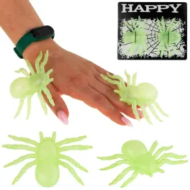 pajaki-halloween-sztuczne-2szt-swiecace-w-ciemnosci-fluorescencyjne