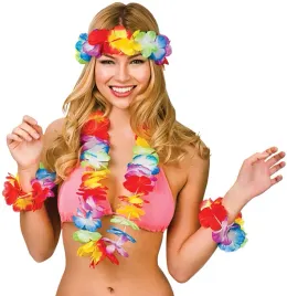 kwiaty-hawajskie-zestaw-hawajski-aloha-naszyjnik-opaska-bransoletki