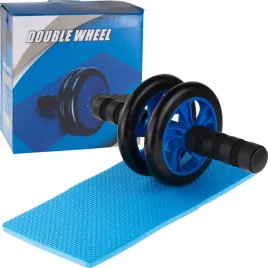 walek-roller-do-cwiczen-kolko-podwojne-mata