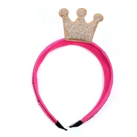rozowa-opaska-do-wlosow-korona-urodziny-roczek-rozne-kolory