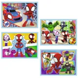 puzzle-4w1-ekipa-spidey-a-trefl-kolekcja-spidey-i-super-kumple