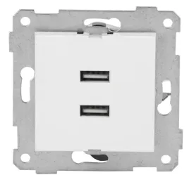 gniazdo-elektryczne-gniazdko-pradowe-2xusb-220v-2-1a-bez-ramki-rita