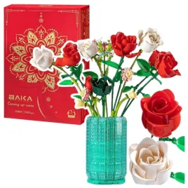 klocki-konstrukcyjne-bukiet-roze-w-wazonie-biale-czerwone-1022-el