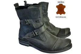 buty-motocyklowe-skorzane-szare-z-elastomerem-42