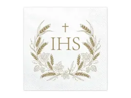 serwetki-papierowe-komunia-swieta-biale-z-zlotym-nadrukiem-ihs-33-cm-x