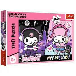 puzzle-160-kuromi-rzadzi-hello-kitty-trefl-15430