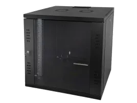 szafa-wiszaca-15u-strong-rack-600x450-czarna-drzwi-szklane-jednoskrzyd