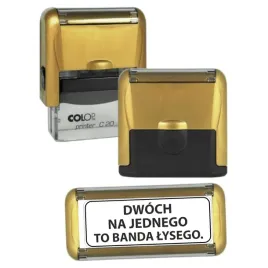pieczatka-zlota-dwoch-na-jednego-to-banda-lysego-zabawne-smieszne-gadzet