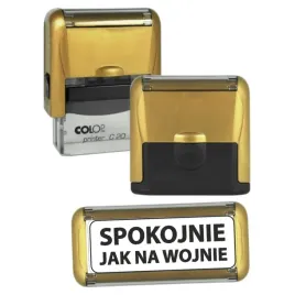 pieczatka-zlota-spokojnie-jak-na-wojnie-zabawne-smieszne-gadzety-prezen