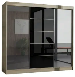 szafa-caspian-3d1l-200-cm-sonoma-lacobel-lustro