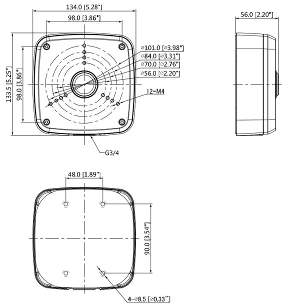 uchwyt-kamery-pfa122-b-dahua-stan-nowy