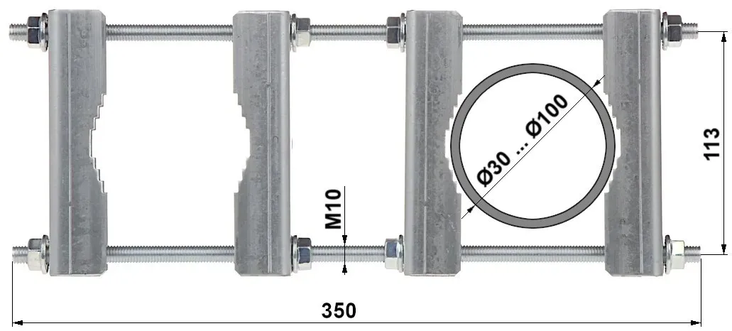 obejma-dystansowa-ozp-100-stan-nowy