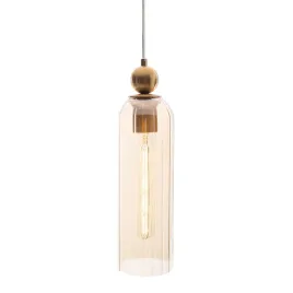 lampa-wiszaca-campanila-p0510-maxlight-szklo-tuba-mosiadz-przezroczysty