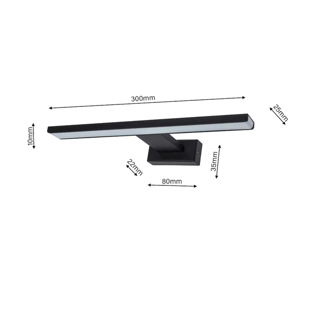 kinkiet-shine-czarny-30cm-7w-led-informacje-dodatkowe-zarowki-w-zestawie