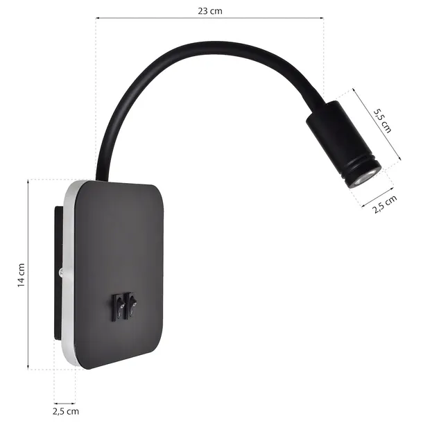 lampka-nocna-base-8w-2w-black-rodzaj-gwintu-zintegrowane-zrodlo-led