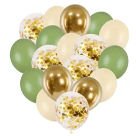 balony-boho-zlote-alabastrowe-zielone-30cm-18-sztuk-zb66