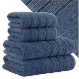 zestaw-4-recznikow-bawelnianych-dora-2x-50x90cm-2x-70x140-niebieski