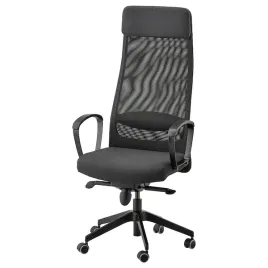 ikea-markus-krzeslo-biurowe-vissle-ciemnoszary