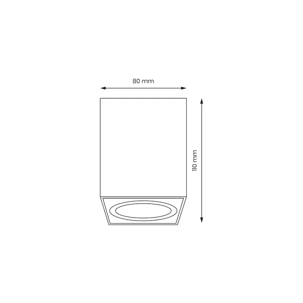 spot-bima-square-czarny-1xgu10-dlugosc-wysokosc-11-cm