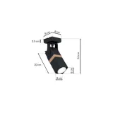 kinkiet-vidar-black-1xgu10-informacje-dodatkowe-regulowane-ramie