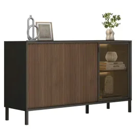 komoda-wloska-2-drzwi-1-drzwi-szklane-lava-dab-mercure-led-155cm-perino
