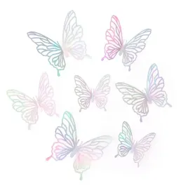 motylki-azurowe-holograficzne-srebrne-naklejki-dekoracja-3d-na-sciane-12szt