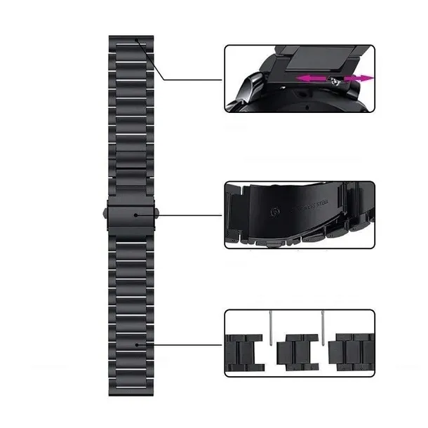 bransoleta-pasek-do-garmin-venu-3-material-stal