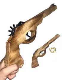 strzelanie-bron-pistolet-drewniany-na-gumki-recepturki-pistolety