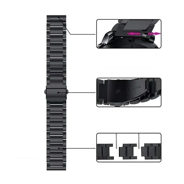 bransoleta-pasek-do-garmin-venu-material-stal