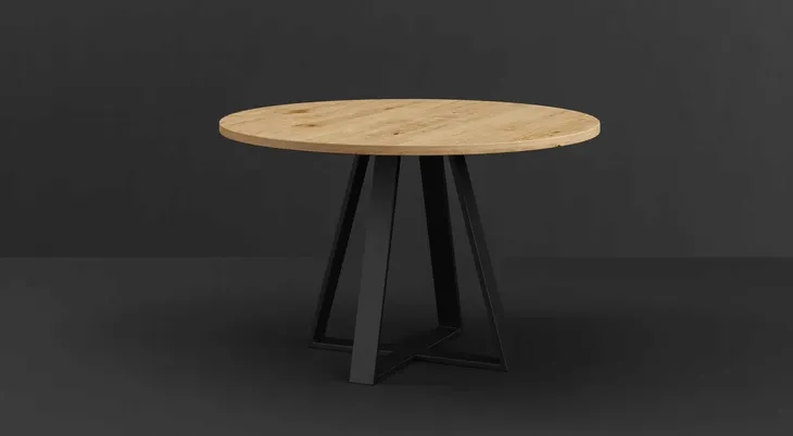 dsi-meble-stol-debowy-okragly-cloud-110-dab-lity-loft-kolor-blatu-dab-naturalny