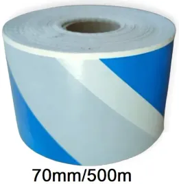 tasma-ostrzegawcza-bhp-wygrodzeniowa-bialo-niebieska-70mm-500m-paper-tech