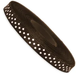 wstazka-w-kropki-6mm-20m-brazowa-tk32-tasiemka