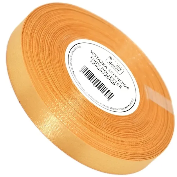 Wstążka Satynowa Tasiemka Atłasowa 12mm 25mb 3205