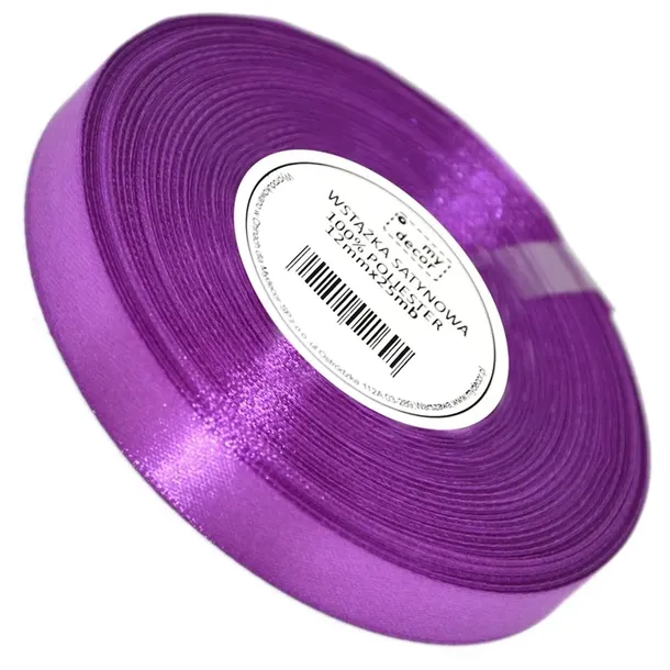 Wstążka Satynowa Tasiemka Atłasowa 12mm 25mb 3172