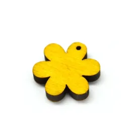 kwiatek-drewniany-zawieszka-zolty-3-cm