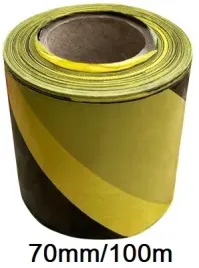 tasma-ostrzegawcza-70mm-100m-zolto-czarna-7cm-wygrodzeniowa-wykopy