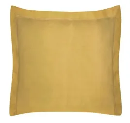 musztardowa-poszewka-na-poduszke-z-ozdobna-kanta-100percent-bawelna-70x80
