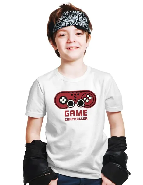 koszulka-dziecieca-game-controller-gracz-pad-m-stan-nowy